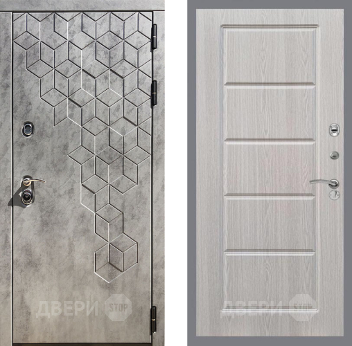 Входная металлическая Дверь Рекс (REX) 23 FL-39 Беленый дуб в Ногинск