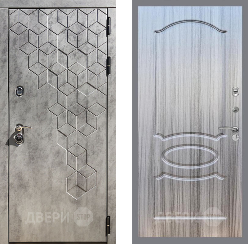 Входная металлическая Дверь Рекс (REX) 23 FL-128 Сандал грей в Ногинск