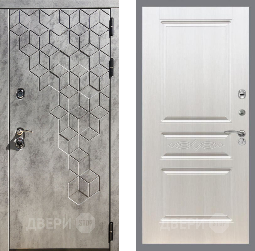 Входная металлическая Дверь Рекс (REX) 23 FL-243 Лиственница беж в Ногинск