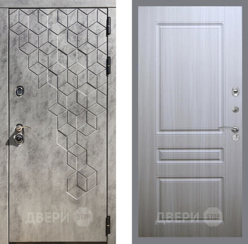 Входная металлическая Дверь Рекс (REX) 23 FL-243 Сандал белый в Ногинск