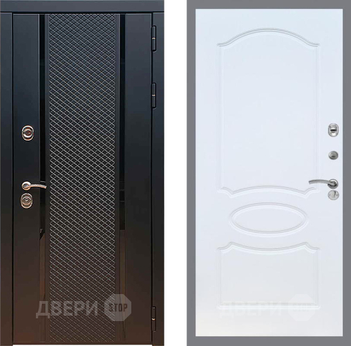 Входная металлическая Дверь Рекс (REX) 25 FL-128 Белый ясень в Ногинск