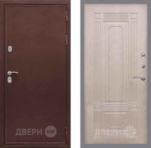 Дверь Рекс (REX) 5 металл 3 мм FL-2 Беленый дуб в Ногинск