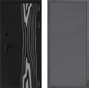 Дверь Дверной континент ДК-12 ФЛ-649 Графит софт