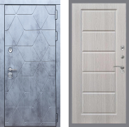 Дверь Рекс (REX) 28 FL-39 Беленый дуб 860х2050 мм