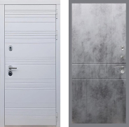 Дверь Рекс (REX) 14 Силк Сноу FL-290 Бетон темный 960х2050 мм